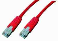 SFTP Patchkabel Cat 5e - rot - 0,50m