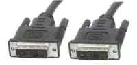 DVI TV- und Monitorkabel, Single Link - schwarz - 3,00m