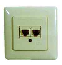 ISDN Unterputz-Anschlussdose - 2 fach -