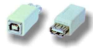 USB 2.0 Adapter - A Buchse an B Buchse -