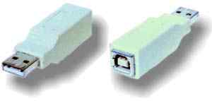 USB 2.0 Adapter - A Stecker an B Buchse -