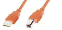 USB 2.0 High-Speed Kabel A-B - rot - 3,00m