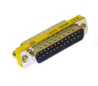 Mini Gender Changer 25 polig Stecker