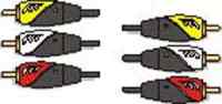 Premium Video-Kabel vergoldet - 2,50m