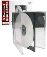 CD Leerhüllen für 2 CD‘s - 5er Pack -