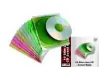 CD Leerhüllen "extra flach" farbig - 10er Pack -