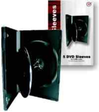 DVD Leerhüllen für 2 DVD‘s - 5er Pack -