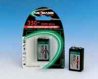 Ansmann NiMH Akku ‘‘ 9V Block ‘‘ - 250mAh