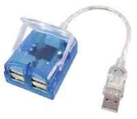 USB 2.0 Mini 4-Port Hub